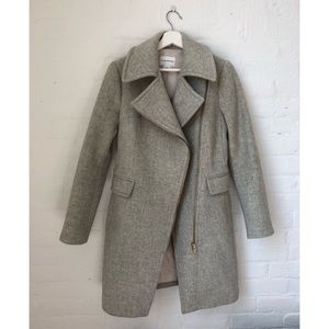 Club Monaco heather grey wool coat